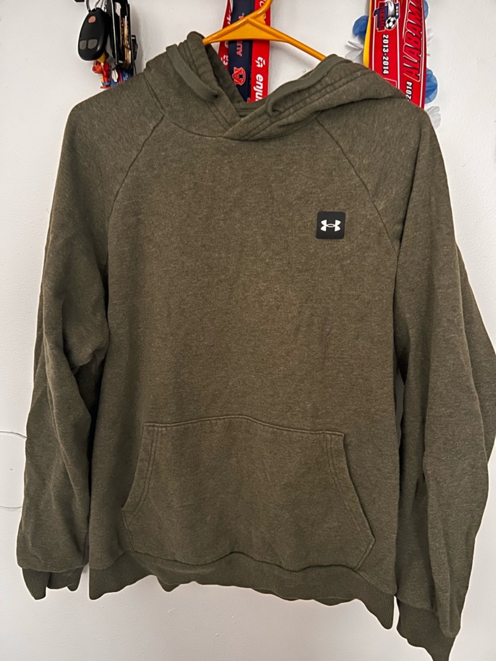 Under Armour Olive Green Pullover Hoodie